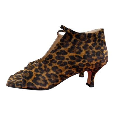 tronchetto Roma in camoscio maculato