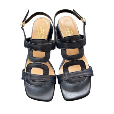 sandalo Desiree in pelle blu