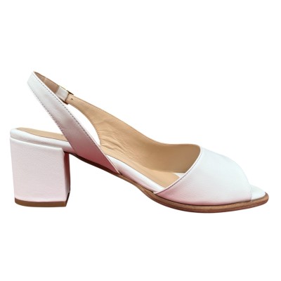 sandalo Rodi in pelle bianco