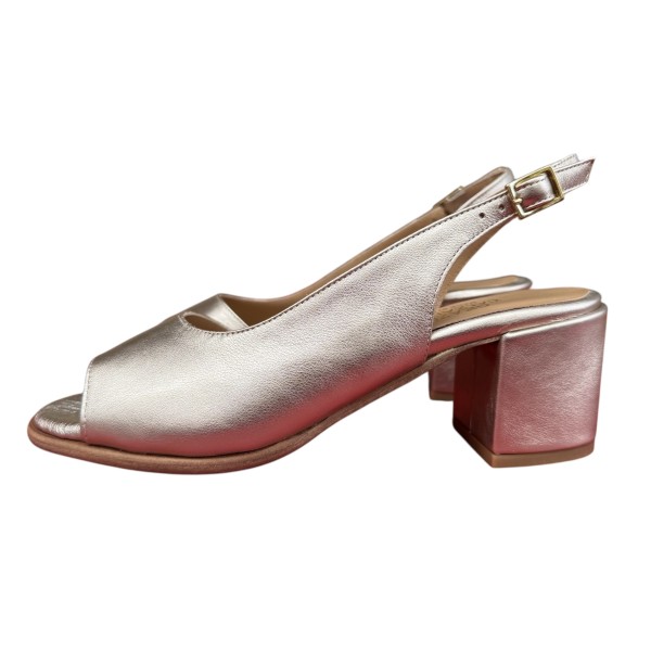 sandalo Rodi in pelle platino