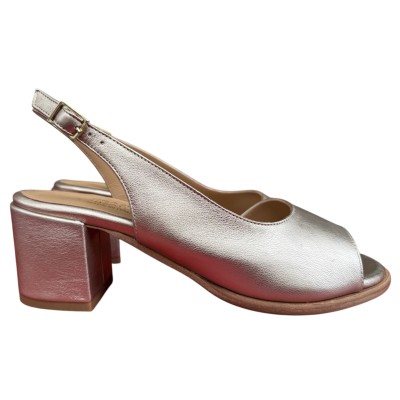 sandalo Rodi in pelle platino