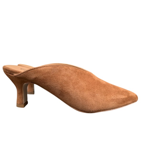 sabot Kelly in camoscio cuoio
