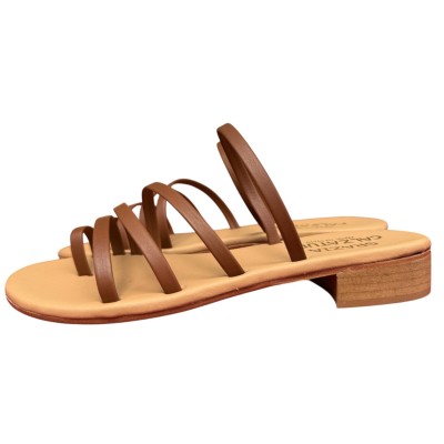 sandalo Livia in pelle cuoio