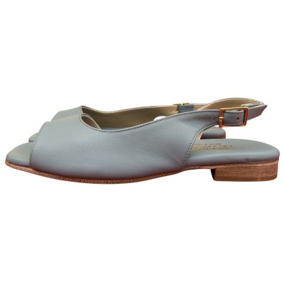 sandalo Daiana in pelle azzurro