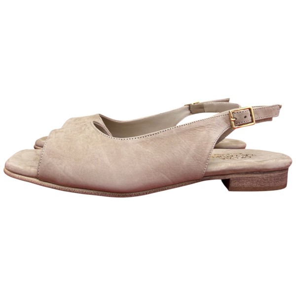 sandalo Daiana in nabuk taupe