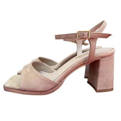 sandalo Emma in nabuk taupe