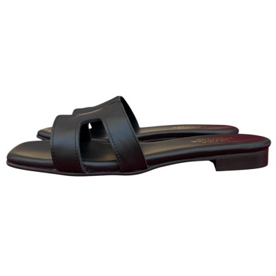 ciabattina Lolita in pelle nera