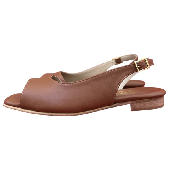 sandalo Daiana in pelle cuoio