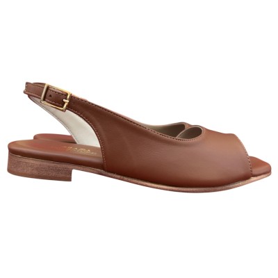 sandalo Daiana in pelle cuoio