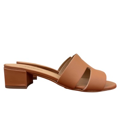 scalzata Elba in pelle cuoio
