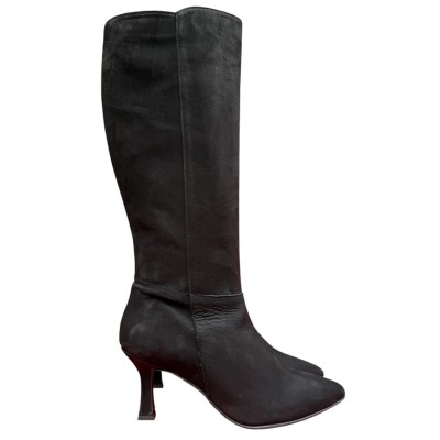 Stivale Tommy in nabuk nero