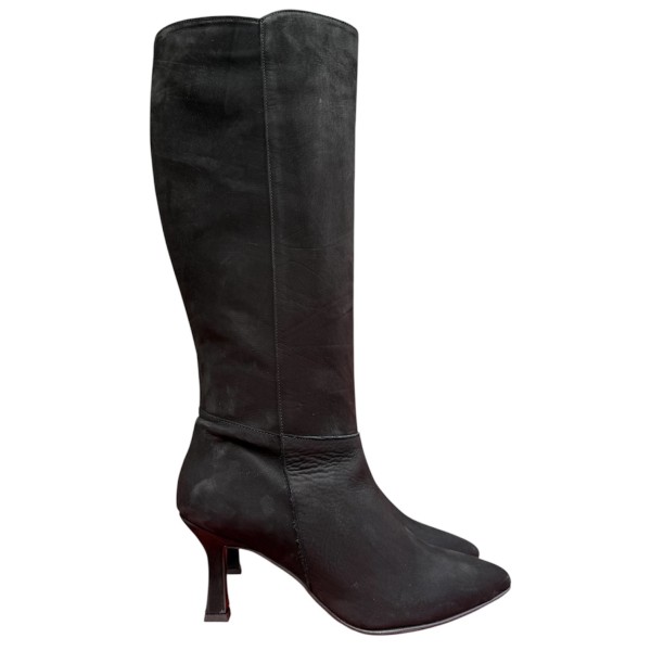 Stivale Tommy in nabuk nero