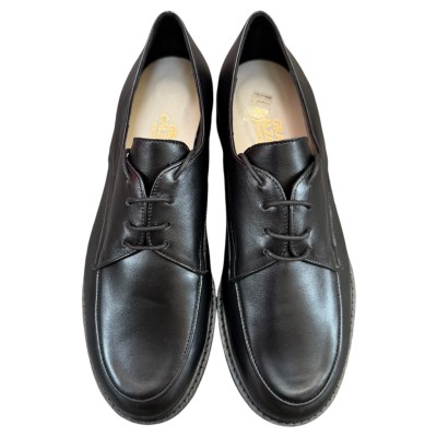 stringata Emy in pelle nera