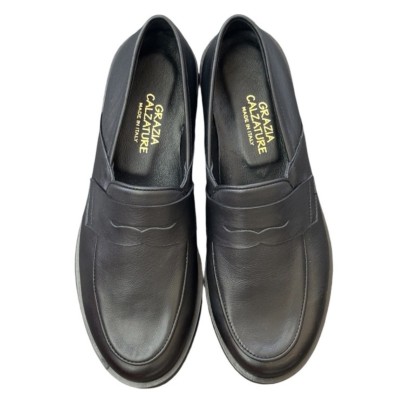 mocassino Holly in pelle nero