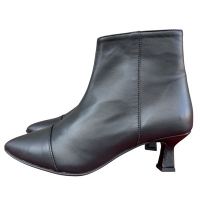 stivaletto Giuly in pelle nero