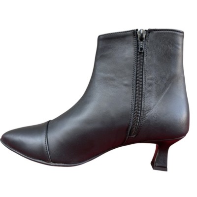 stivaletto Giuly in pelle nero