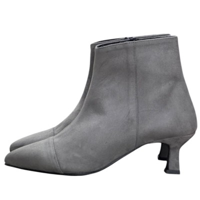 stivaletto Giuly camoscio grigio