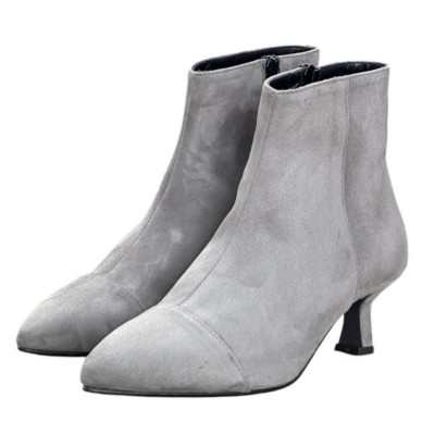stivaletto Giuly camoscio grigio