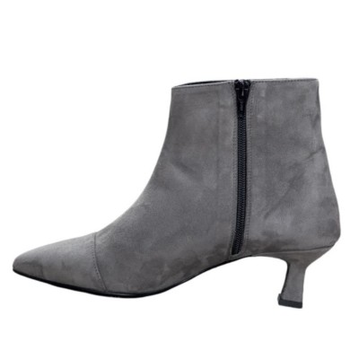 stivaletto Giuly camoscio grigio