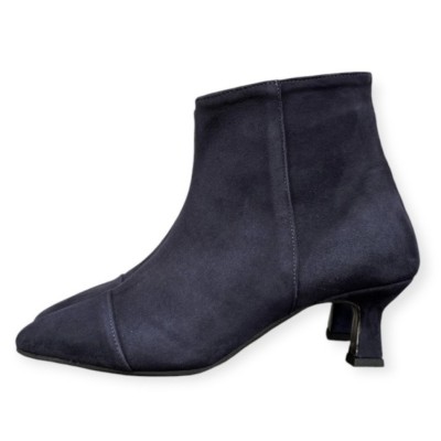 stivaletto giuly in camoscio blu