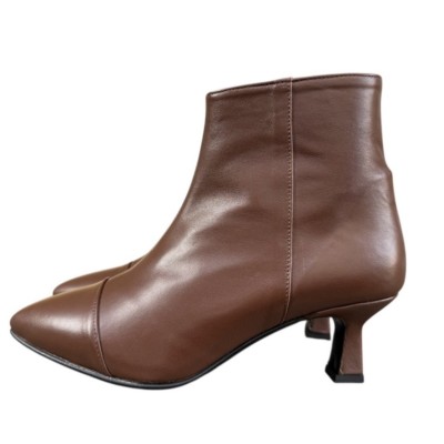 stivaletto Giuly in pelle cuoio