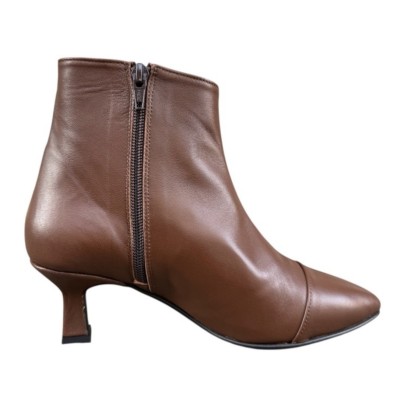 stivaletto Giuly in pelle cuoio