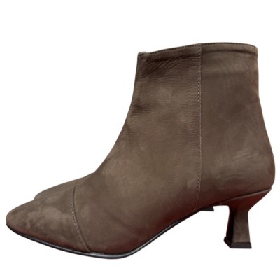 stivaletto giuly in nabuk cioccolato