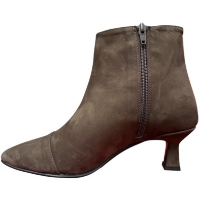 stivaletto giuly in nabuk cioccolato