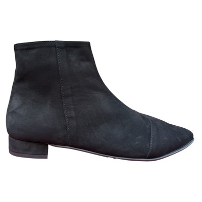 stivaletto Mimy in nabuk nero