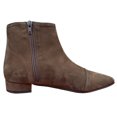 stivaletto Mimy in nabuk cioccolato