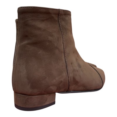 stivaletto Mimy in nabuk cioccolato