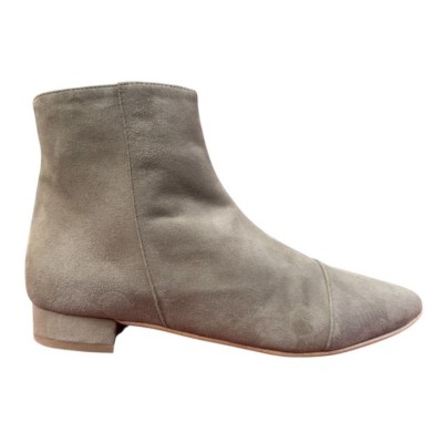 stivaletto Mimy in camoscio grigio