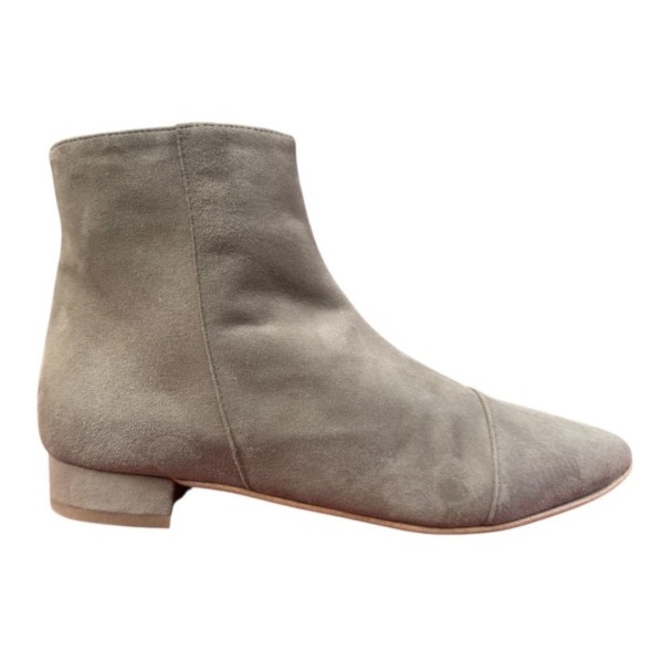 stivaletto Mimy in camoscio grigio