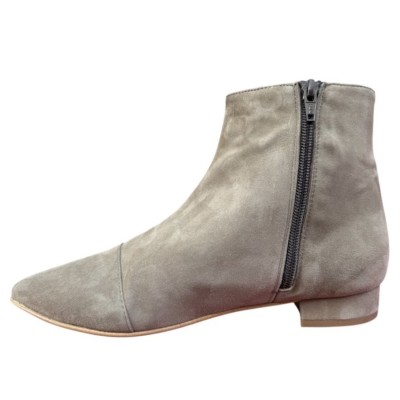 stivaletto Mimy in camoscio grigio