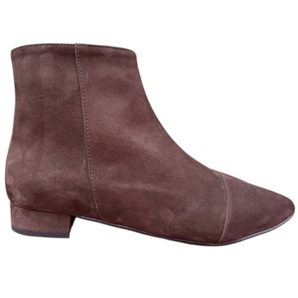 stivaletto Mimy in camoscio cioccolato