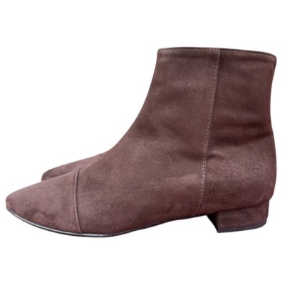 stivaletto Mimy in camoscio cioccolato
