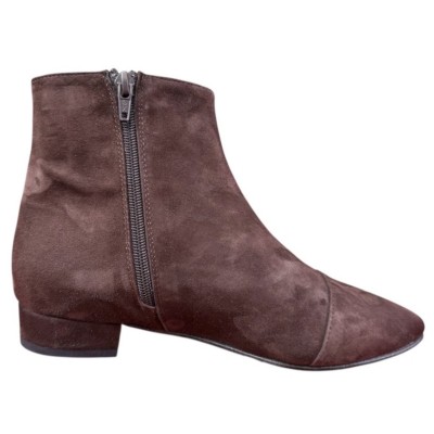 stivaletto Mimy in camoscio cioccolato