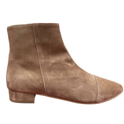stivaletto Mimy in camoscio cuoio