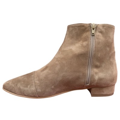 stivaletto Mimy in camoscio cuoio