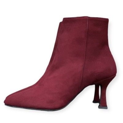 stivaletto Ariete in camoscio bordeaux