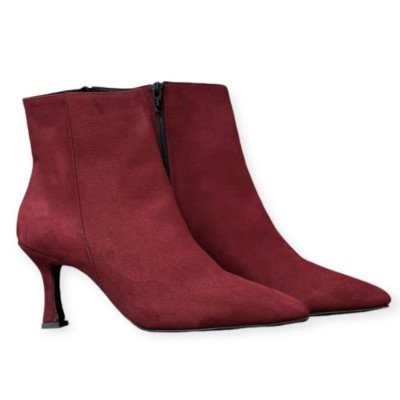 stivaletto Ariete in camoscio bordeaux