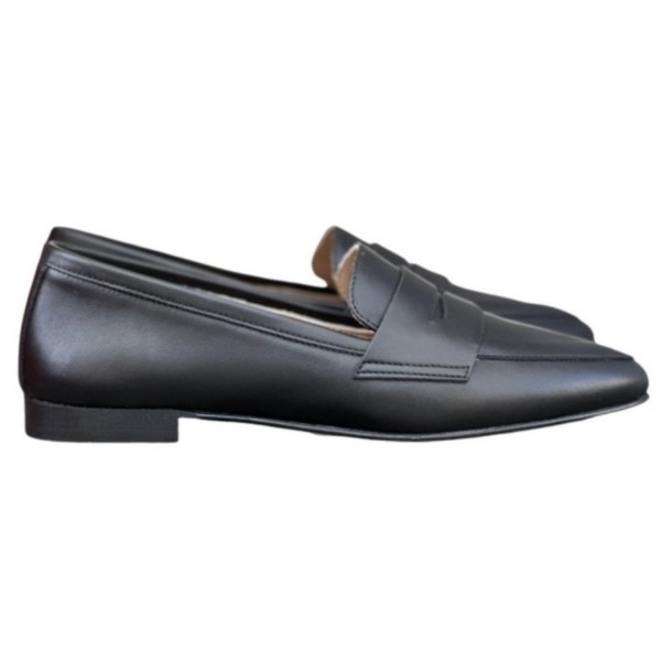 mocassino Carol in pelle nero
