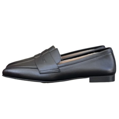 mocassino Carol in pelle nero