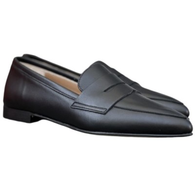mocassino Carol in pelle nero