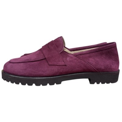 mocassino Holly in camoscio bordo