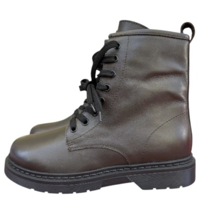 anfibio Genny in pelle marrone