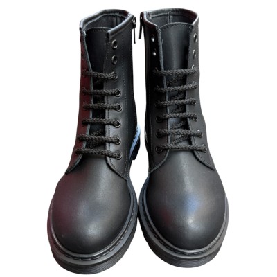 anfibio Genny in pelle nero