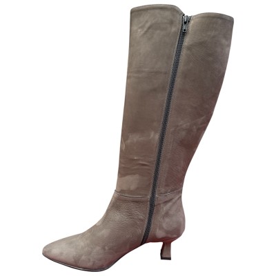 stivale Diana in nabuk taupe