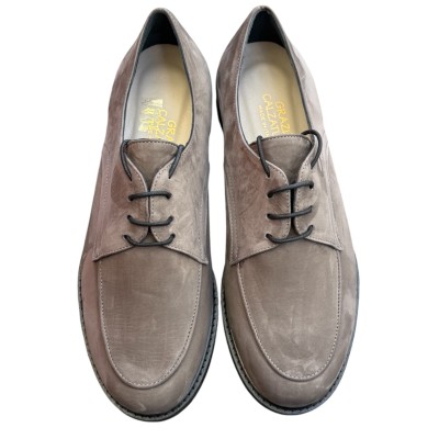 stringata Emy in nabuk taupe