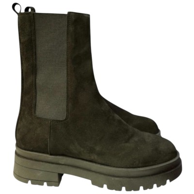 stivale Melissa in camoscio nero